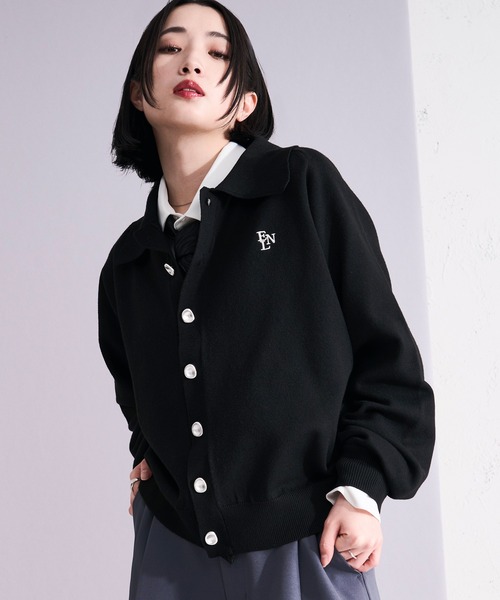 Ellno Loset（エルノロゼット）の「アソートポロニットカーディガン（カーディガン/ボレロ・メンズ・ブラック/ブラック系その他・LARGE/MEDIUM/SMALL）」の20枚目の写真