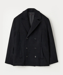 ANYTIME LOREAK（エニタイムロレーク）の「ANEMONE PEA COAT - BLACK（チェスターコート）」