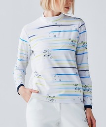 マルチボーダー総柄プルオーバー