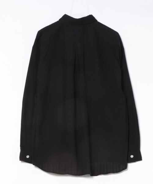 ROUGH TRADE（ラフトレード）の「刺繍シアー 長袖レギュラーカラーシャツ(M1)（シャツ/ブラウス・メンズ・ホワイト/ミント/ブラック・MEDIUM/LARGE/X-LARGE）」の4枚目の写真