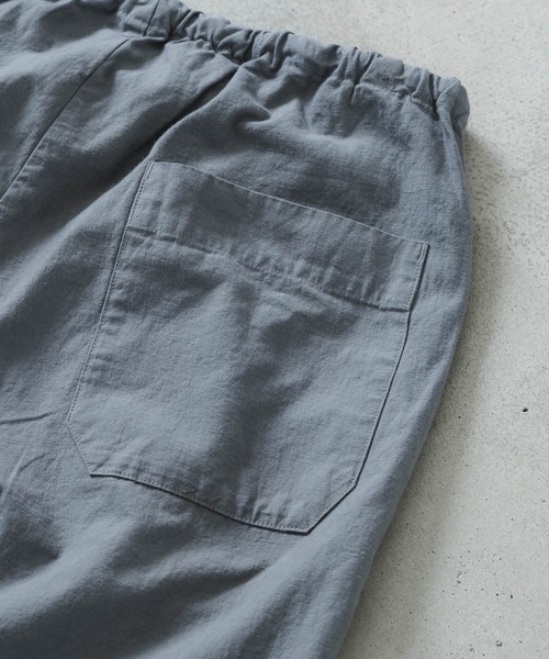 quadro（クオドロ）の「綿麻バックサテンワークパンツ（その他パンツ・メンズ・グレー/チャコール・MEDIUM）」の9枚目の写真