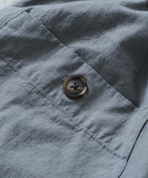 quadro（クオドロ）の「綿麻バックサテンワークパンツ（その他パンツ・メンズ・グレー/チャコール・MEDIUM）」の10枚目の写真