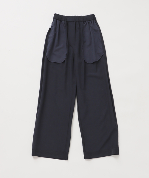 OUTDOOR PRODUCTS(アウトドアプロダクツ)の「ヴィンテージサテンタンブラーイージーパンツ(スラックス・レディース・カーキ/ネイビー・36/38)」の5枚目の写真