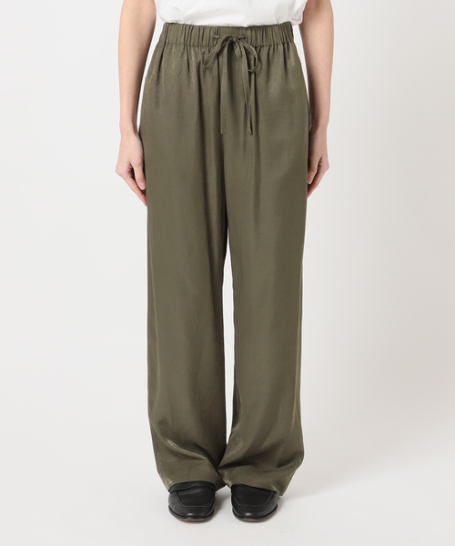 OUTDOOR PRODUCTS(アウトドアプロダクツ)の「ヴィンテージサテンタンブラーイージーパンツ(スラックス・レディース・カーキ/ネイビー・36/38)」の6枚目の写真