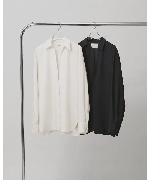 TODAYFUL(トゥデイフル)の「Silky Skipper Shirts(シャツ/ブラウス・レディース・キナリ/ブラック・FREE)」の10枚目の写真