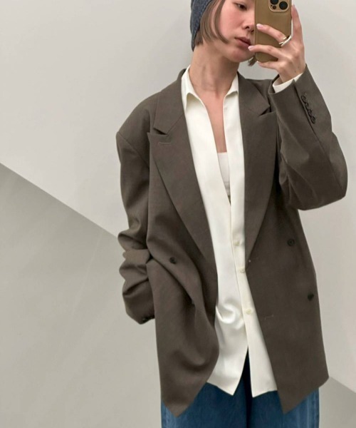 TODAYFUL(トゥデイフル)の「Silky Skipper Shirts(シャツ/ブラウス・レディース・キナリ/ブラック・FREE)」の19枚目の写真