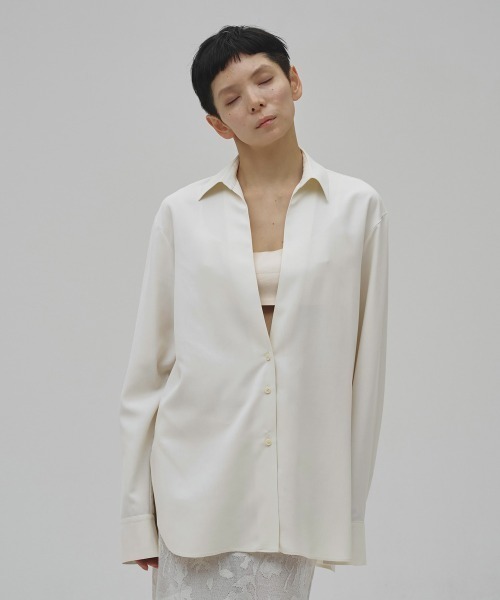 TODAYFUL(トゥデイフル)の「Silky Skipper Shirts(シャツ/ブラウス・レディース・キナリ/ブラック・FREE)」の20枚目の写真