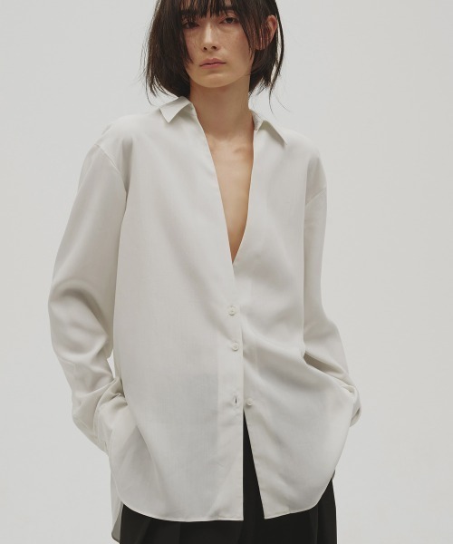 TODAYFUL(トゥデイフル)の「Silky Skipper Shirts(シャツ/ブラウス・レディース・キナリ/ブラック・FREE)」の22枚目の写真