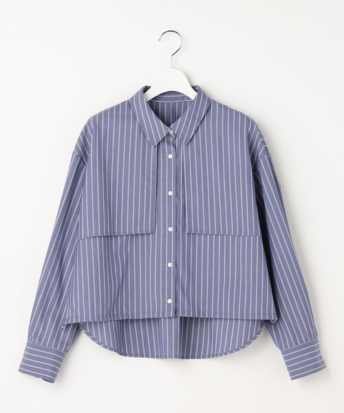 ANY SIS(エニィスィス)の「クロップドヨークハオリ シャツ(シャツ/ブラウス・レディース・スカイブルー系1/ホワイト系1/ライラック系1・MEDIUM)」の15枚目の写真