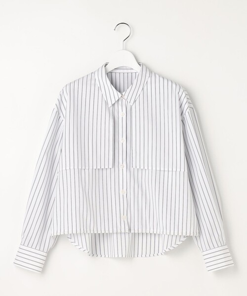 ANY SIS(エニィスィス)の「クロップドヨークハオリ シャツ(シャツ/ブラウス・レディース・スカイブルー系1/ホワイト系1/ライラック系1・MEDIUM)」の14枚目の写真