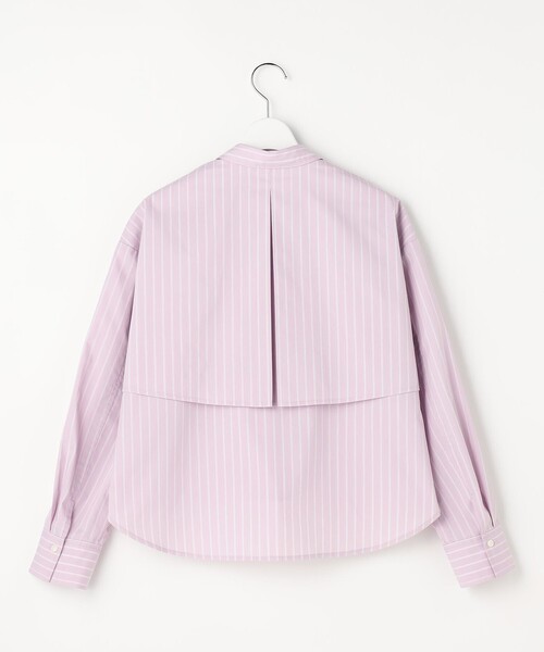 ANY SIS(エニィスィス)の「クロップドヨークハオリ シャツ(シャツ/ブラウス・レディース・スカイブルー系1/ホワイト系1/ライラック系1・MEDIUM)」の11枚目の写真