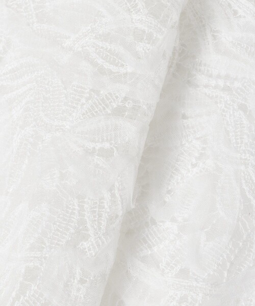 ANAYI（アナイ）の「チュールコードレース プルオーバー（ニット/セーター・レディース・ホワイト/ネイビー・36/38）」の10枚目の写真