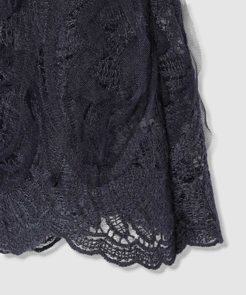 ANAYI（アナイ）の「チュールコードレース プルオーバー（ニット/セーター・レディース・ホワイト/ネイビー・36/38）」の13枚目の写真