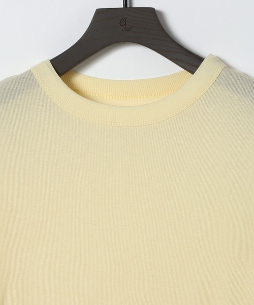 eL（エル）の「【eL】Sheer Fit Rib LS TEE/645544（Tシャツ/カットソー・レディース・イエロー・FREE）」の7枚目の写真