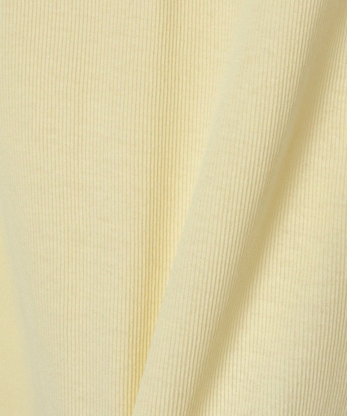 eL（エル）の「【eL】Sheer Fit Rib LS TEE/645544（Tシャツ/カットソー・レディース・イエロー・FREE）」の2枚目の写真