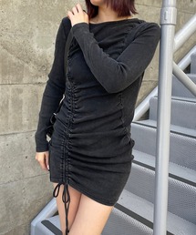 ROGER AND RAW | リブシャーリングミニワンピース(ワンピース)