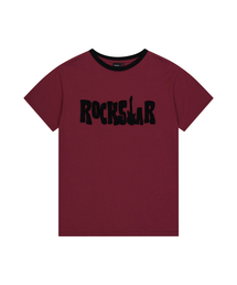 ROCKSTAR Boucle Half Top (Red)