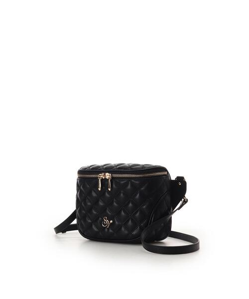 SAMANTHAVEGA(サマンサベガ)の「ダブルステッチダイヤキルトショルダーバッグ(ショルダーバッグ・レディース・ホワイト/ブラック/ピンク・FREE)」の4枚目の写真