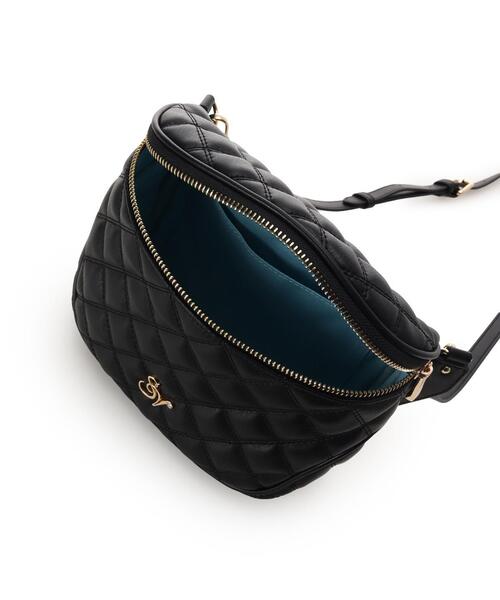 SAMANTHAVEGA(サマンサベガ)の「ダブルステッチダイヤキルトショルダーバッグ(ショルダーバッグ・レディース・ホワイト/ブラック/ピンク・FREE)」の8枚目の写真