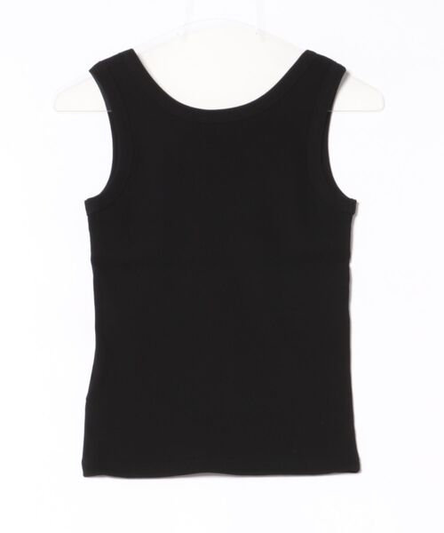 Tiara（ティアラ）の「リブタンクトップ（Tシャツ/カットソー・レディース・ホワイト/チャコールグレー/ブラック・FREE）」の4枚目の写真