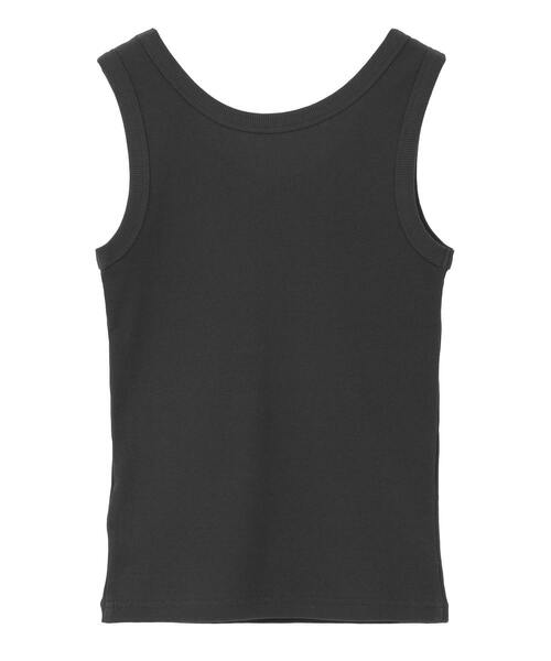 Tiara（ティアラ）の「リブタンクトップ（Tシャツ/カットソー・レディース・ホワイト/チャコールグレー/ブラック/グレー系その他・FREE）」の8枚目の写真