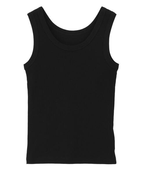 Tiara（ティアラ）の「リブタンクトップ（Tシャツ/カットソー・レディース・ホワイト/チャコールグレー/ブラック/グレー系その他・FREE）」の12枚目の写真