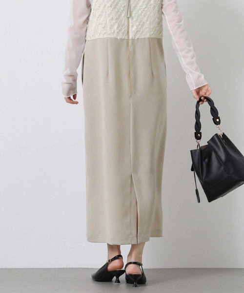 Gready Brilliant（グレディブリリアン）の「ジャガードドッキングジャンバースカート（ジャンパースカート・レディース・ブラック/ベージュ・FREE）」の12枚目の写真