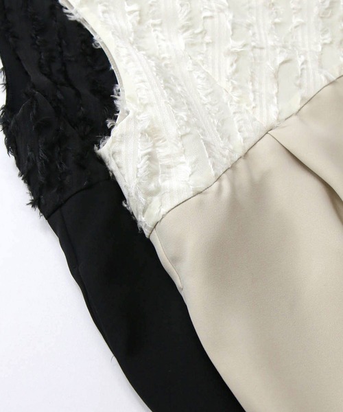 Gready Brilliant（グレディブリリアン）の「ジャガードドッキングジャンバースカート（ジャンパースカート・レディース・ブラック/ベージュ・FREE）」の22枚目の写真