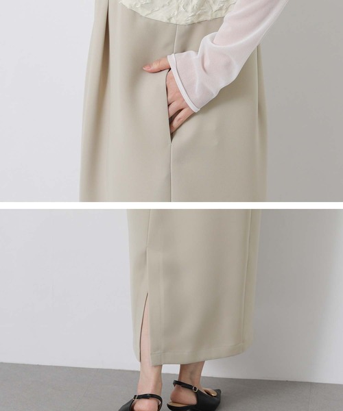 Gready Brilliant（グレディブリリアン）の「ジャガードドッキングジャンバースカート（ジャンパースカート・レディース・ブラック/ベージュ・FREE）」の21枚目の写真