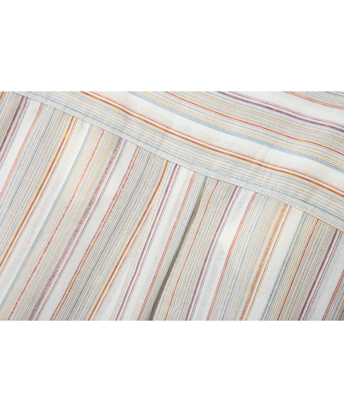 BASEMOMENT(ベースモーメント)の「マルチストライプオーバーシャツクリーム(シャツ/ブラウス・レディース・その他・X-LARGE/LARGE/MEDIUM)」の5枚目の写真