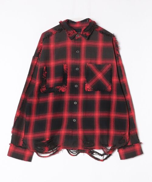 FR(13)NDS（フレンズ）の「FR(13)NDS /フレンズ/BlastCheck Shirt（シャツ/ブラウス・メンズ・ブラック/レッド/ブルー・L/M）」の3枚目の写真