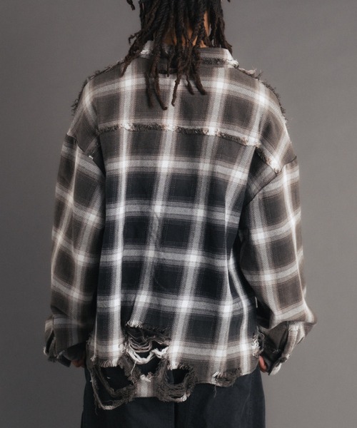 FR(13)NDS（フレンズ）の「FR(13)NDS /フレンズ/BlastCheck Shirt（シャツ/ブラウス・メンズ・ブラック/レッド/ブルー・L/M）」の12枚目の写真