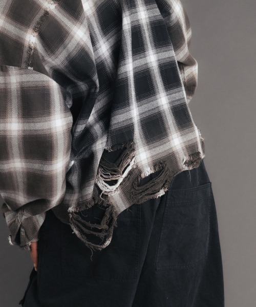 FR(13)NDS（フレンズ）の「FR(13)NDS /フレンズ/BlastCheck Shirt（シャツ/ブラウス・メンズ・ブラック/レッド/ブルー・L/M）」の13枚目の写真