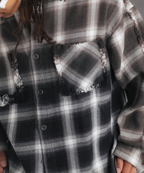 FR(13)NDS（フレンズ）の「FR(13)NDS /フレンズ/BlastCheck Shirt（シャツ/ブラウス・メンズ・ブラック/レッド/ブルー・L/M）」の9枚目の写真