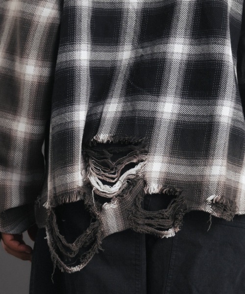 FR(13)NDS（フレンズ）の「FR(13)NDS /フレンズ/BlastCheck Shirt（シャツ/ブラウス・メンズ・ブラック/レッド/ブルー・L/M）」の14枚目の写真