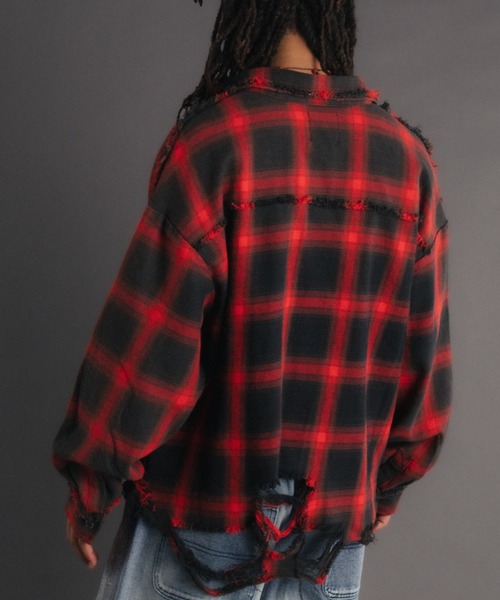 FR(13)NDS（フレンズ）の「FR(13)NDS /フレンズ/BlastCheck Shirt（シャツ/ブラウス・メンズ・ブラック/レッド/ブルー・L/M）」の18枚目の写真