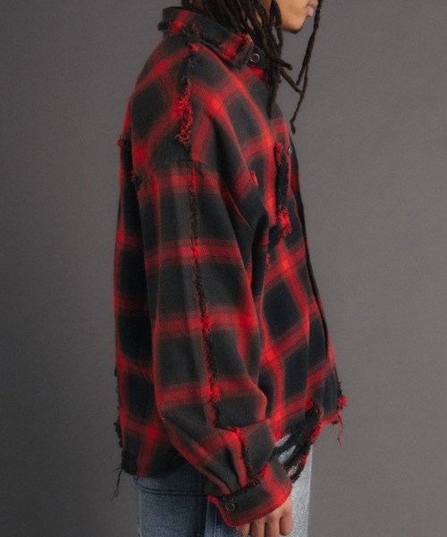 FR(13)NDS（フレンズ）の「FR(13)NDS /フレンズ/BlastCheck Shirt（シャツ/ブラウス・メンズ・ブラック/レッド/ブルー・L/M）」の19枚目の写真