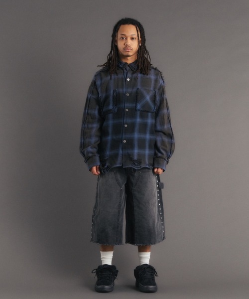 FR(13)NDS（フレンズ）の「FR(13)NDS /フレンズ/BlastCheck Shirt（シャツ/ブラウス・メンズ・ブラック/レッド/ブルー・L/M）」の22枚目の写真