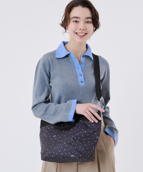 LeSportsac(レスポートサック)の「BUCKET TOTE ブリスドッツ(トートバッグ・レディース・ブラック・FREE)」の1枚目の写真