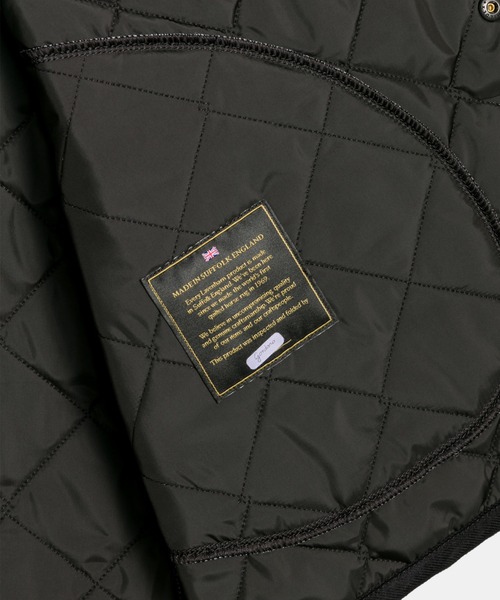 LAVENHAM（ラベンハム）の「Black Edition Brushed MS Thornham Mens / ブラック エディション ブラッシュド エムエス ソーンハム メンズ（ベスト・メンズ・ブラック・S/M/L/XL）」の9枚目の写真