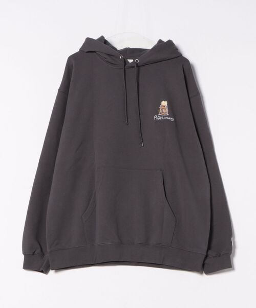 Right-on(ライトオン)の「【Philip Lumbang】プリントスウェットパーカー (ビッグシルエット / ユニセックス / 厚手コットン)(パーカー・メンズ・ブラック/グレー/ダークグレー・L/XL/M)」の3枚目の写真