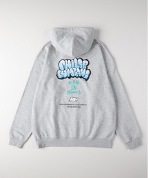 Right-on | 【Philip Lumbang】プリントスウェットパーカー (ビッグシルエット / ユニセックス / 厚手コットン)(パーカー)