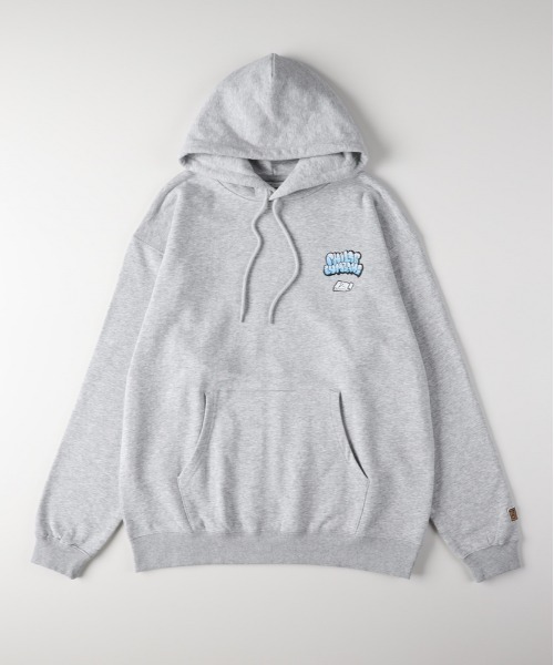 Right-on（ライトオン）の「【Philip Lumbang】プリントスウェットパーカー (ビッグシルエット / ユニセックス / 厚手コットン)（パーカー・メンズ・ブラック/グレー/ダークグレー・L/XL/M）」の6枚目の写真