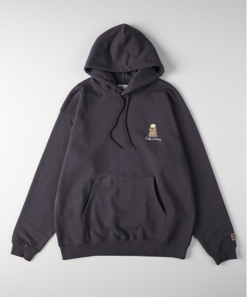 Right-on（ライトオン）の「【Philip Lumbang】プリントスウェットパーカー (ビッグシルエット / ユニセックス / 厚手コットン)（パーカー・メンズ・ブラック/グレー/ダークグレー・L/XL/M）」の14枚目の写真