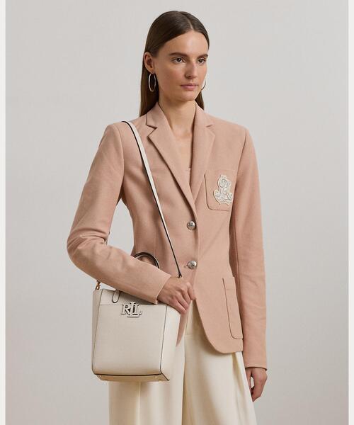 LAUREN RALPH LAUREN（ローレン ラルフ ローレン）の「ペブルド レザー スモール Cameryn トート バッグ（トートバッグ・レディース・ホワイト・ONE）」の6枚目の写真