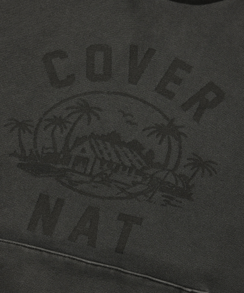 COVERNAT(カバーナット)の「アイランドグラフィックピグメントフードパーカー チャコール(パーカー・レディース・その他・SMALL/MEDIUM/LARGE/X-LARGE)」の5枚目の写真