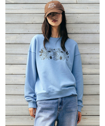 Rosevine Sweatshirts Blue
