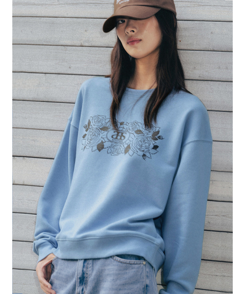 ANNEHEARTS（アンハーツ）の「Rosevine Sweatshirts Blue（スウェット・レディース・その他・FREE）」の6枚目の写真