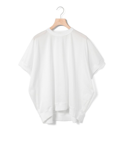 MidiUmi(ミディウミ)の「MidiUmi コクーンプルオーバー(Tシャツ/カットソー・レディース・カーキ/ブラック/ライトグレー/オフホワイト/チャコールグレー/ピンク・FREE)」の7枚目の写真