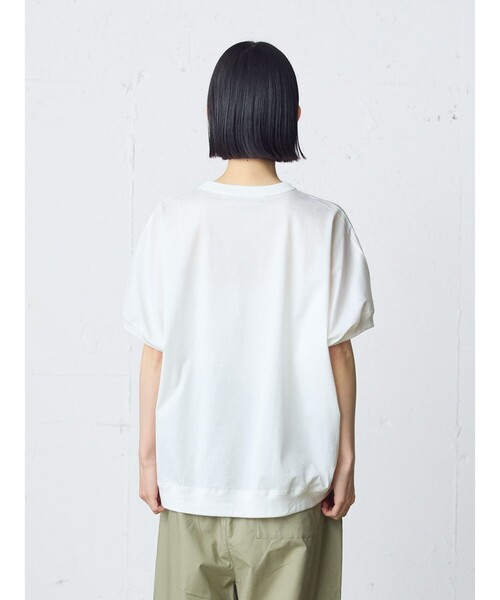 MidiUmi(ミディウミ)の「MidiUmi コクーンプルオーバー(Tシャツ/カットソー・レディース・カーキ/ブラック/ライトグレー/オフホワイト/チャコールグレー/ピンク・FREE)」の16枚目の写真